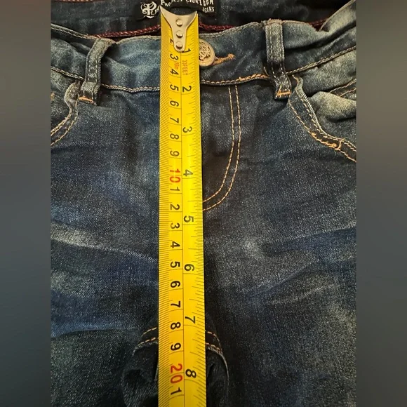 PROJECT 18 Los Angeles Vintage Skinny Blue Wash 👖 Jeans - Picture 8 of 13